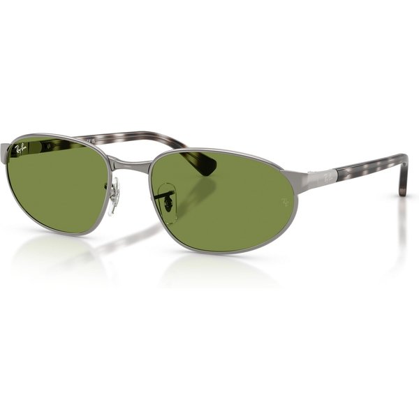Ray-Ban RB3777 Sunglasses 004/4E Gunmetal/Green 56mm