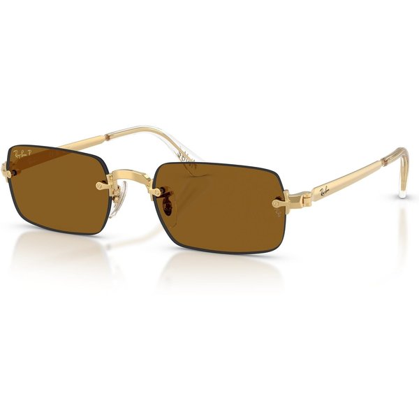 Ray-Ban RB3928 Sunglasses 001/83 Arista Gold/Dark Brown Polarised