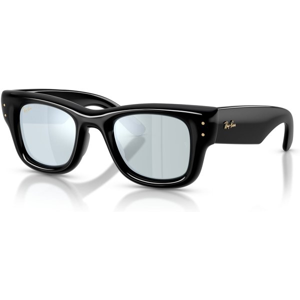 Ray-Ban Wayfarer Puffer RB4940 Sunglasses 601/30 Black/Green Mirror Silver Plan 50mm