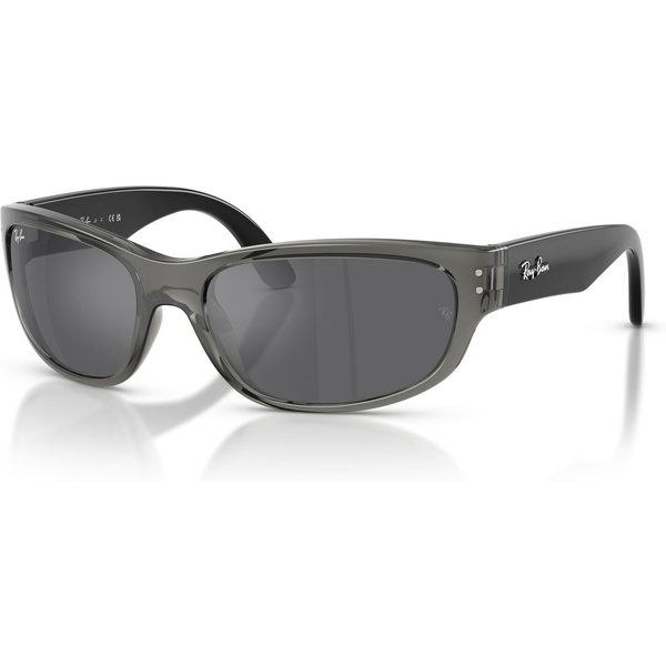 Ray-Ban RJ9189S Kids' Sunglasses 71956G Transparent Grey/Grey Mirror Silver