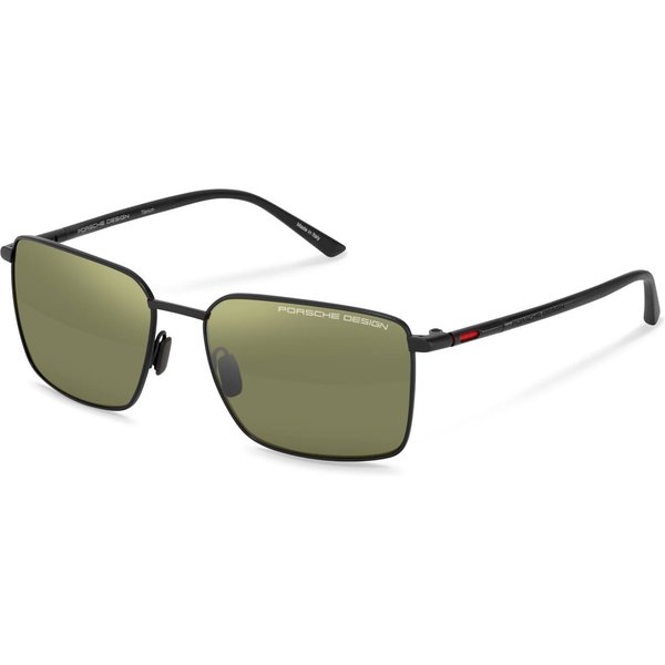 Porsche Design P8973 Absorber #1 Men's Sunglasses A427 Black/Green Mirror Silver 58mm