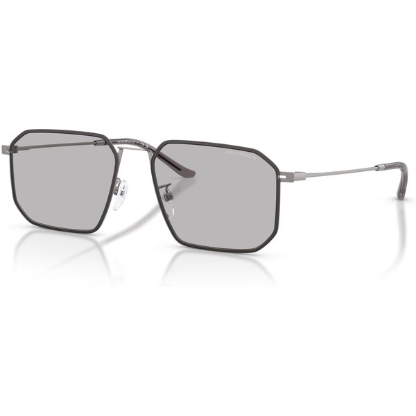 Emporio Armani EA2165D Men's Sunglasses 300387 Matte Gunmetal/Dark Grey