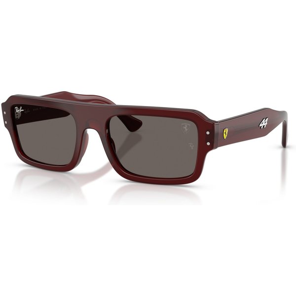 Ray-Ban RB4454M Sunglasses F710B1 Red Transparent/Dark Grey