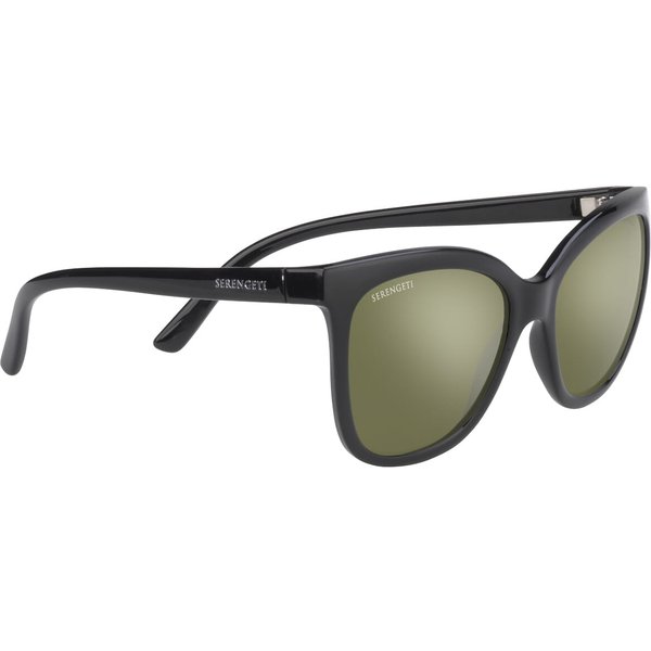 Serengeti Agata SS001003 Sunglasses Black/Mineral Polarised 555nm