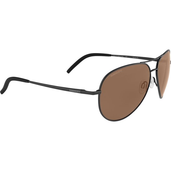 Serengeti Carrara SS014008 Sunglasses Dark Gunmetal/Mineral Polarised Drivers