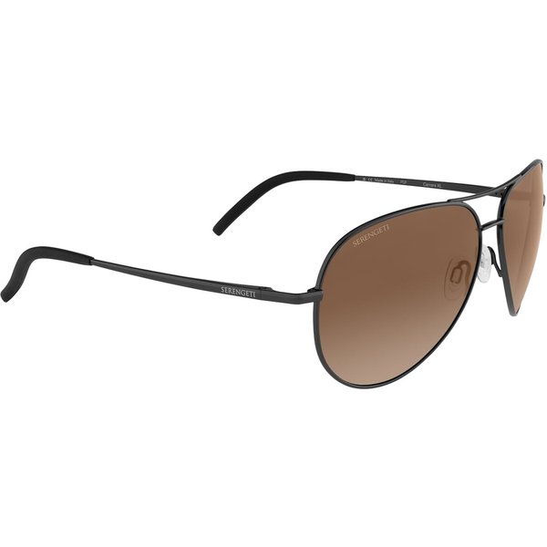 Serengeti Carrara SS014012 Sunglasses Dark Gunmetal/Mineral Non Polarised Drivers Gradient