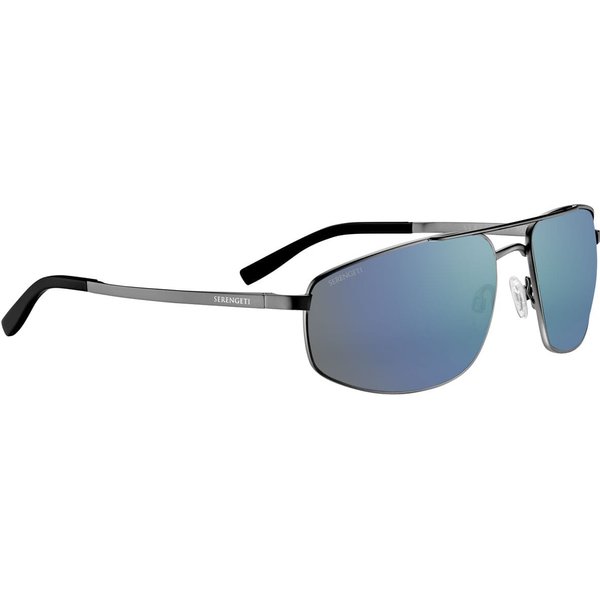 Serengeti Modugno 2.0 SS566008 Sunglasses Gunmetal/Mineral Polarised 555nm Blue