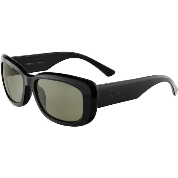 Serengeti Bianca Nova SS749001 Sunglasses Shiny Black/Mineral Polarised 555nm
