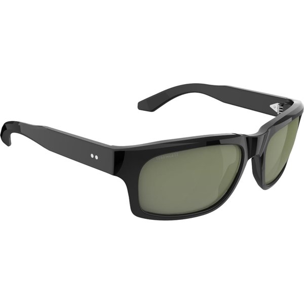 Serengeti 101 Large SS763001 Sunglasses Shiny Black/Mineral Polarised 555nm