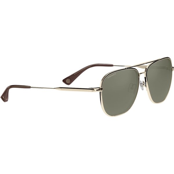 Serengeti Navigator Large SS867007 Sunglasses Gold/Mineral Polarised 555nm