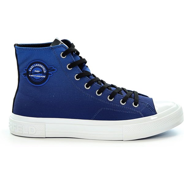 Męskie trampki niebieskie Karl Lagerfeld KL50366 9BB