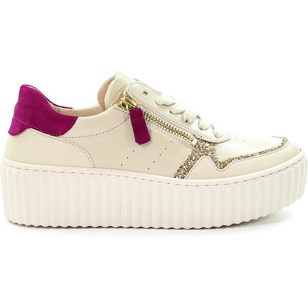 Damskie sneakersy kremowe Gabor 33.202.22