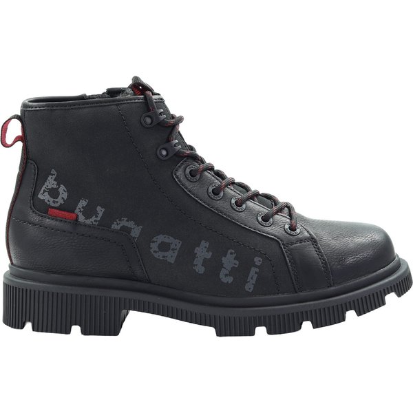 Męskie czarne botki Bugatti 331U6305000-1000