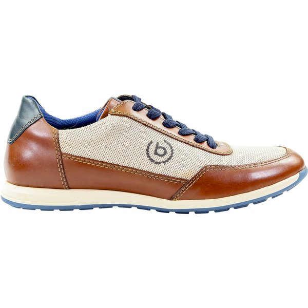 Męskie koniakowe obuwie casual Bugatti 315A9Q151069-6352
