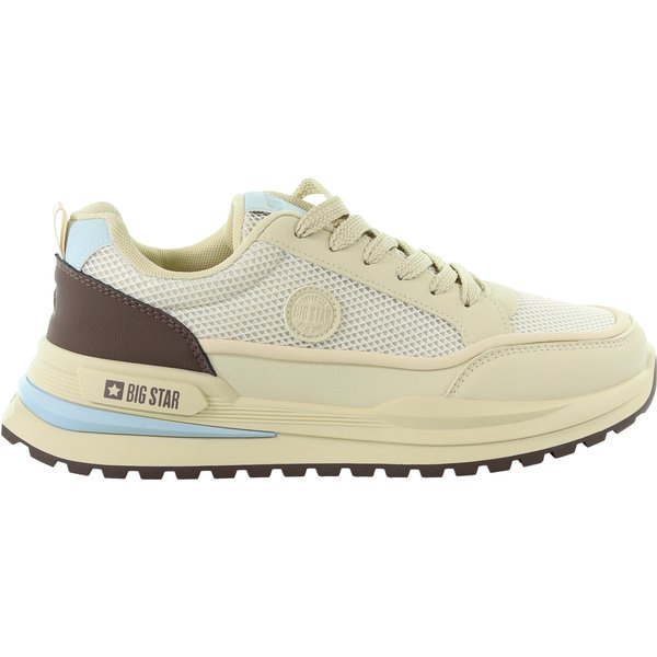 Męskie beżowe sneakersy BIG STAR TT174316