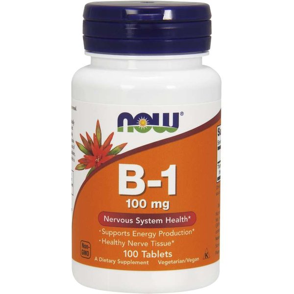 NOW Foods Vitamin B-1 100 mg 100 Tabletten