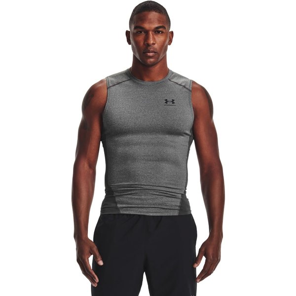 Under Armour Men‘s compression tank top HG Armour Comp SL Grey M