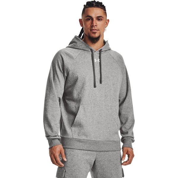 Under Armour UA Rival Fleece Hoodie in Grey S