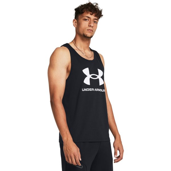 Under Armour Men‘s tank top SPORTSTYLE LOGO TANK Black S