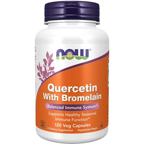 NOW Foods Quercetin with Bromelain 120 Kapseln