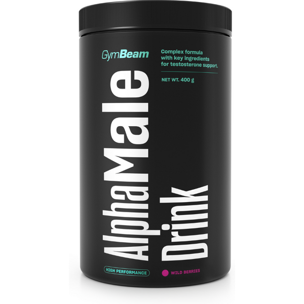 GymBeam AlphaMale Drink 400 g Wild Berries