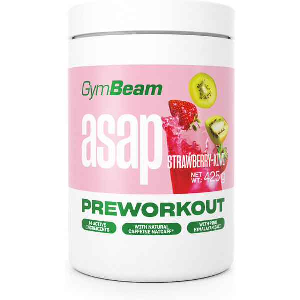 GymBeam ASAP Pre-Workout 425 g strawberry-kiwi