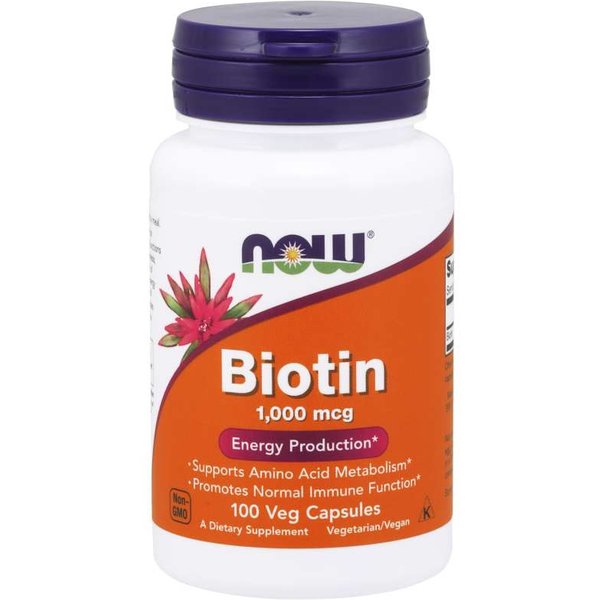 NOW Foods Biotin 1000 mcg 100 Kapseln