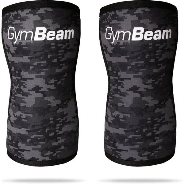 GymBeam Conquer Neopren Kniebandage in Camo XL