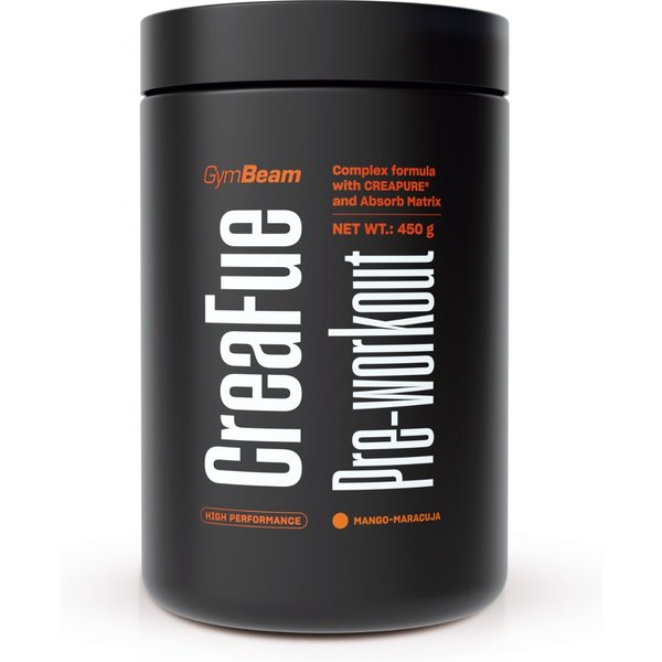 GymBeam CreaFue Pre-workout 450 g Mango Maracuja
