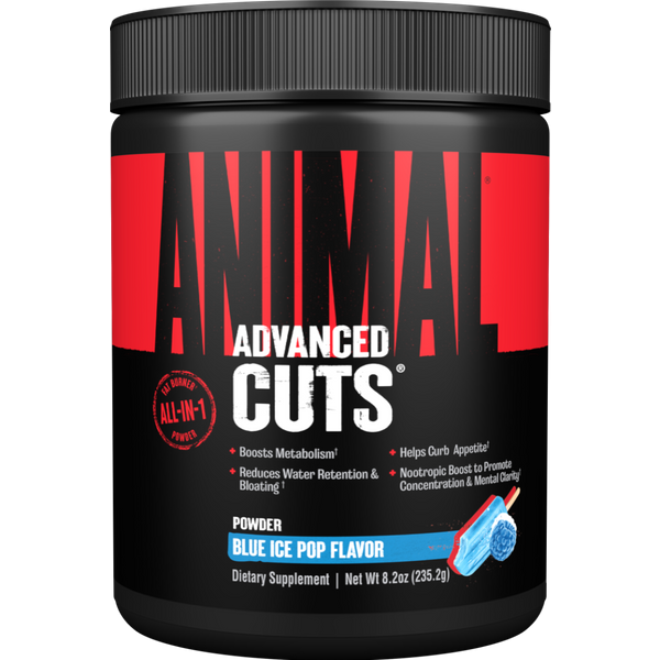 Universal Nutrition Animal Cuts Powder 235 g blue ice pop