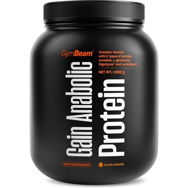 GymBeam Gain Anabolic Protein 1000 g Salted Caramel