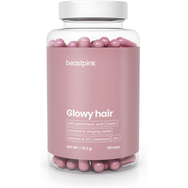 BeastPink Glowy Hair 90 Kapseln