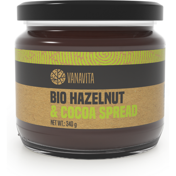 VanaVita BIO Haselnuss & Kakao Creme 340 g