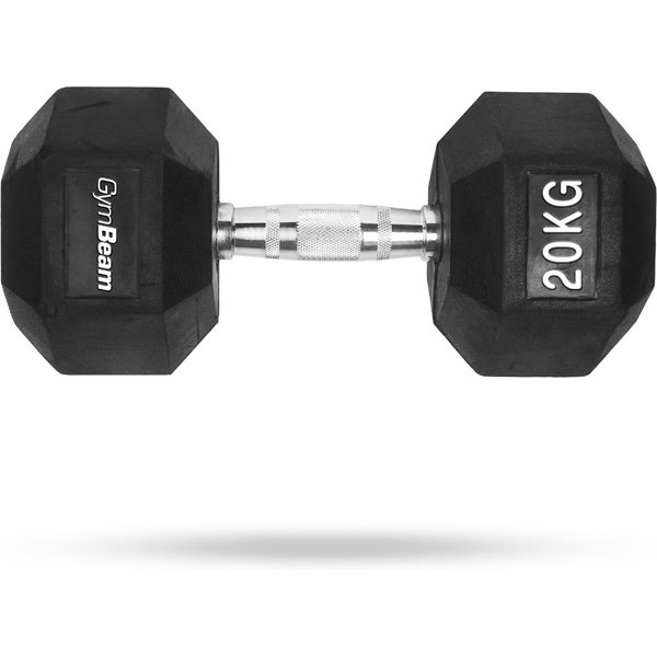 GymBeam Sechseckige Kurzhantel White 20 kg