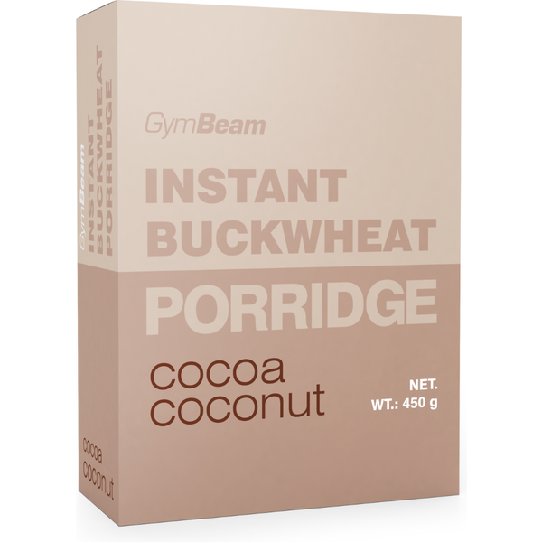 GymBeam Instant-Buchweizen-Porridge 450 g Coconut Cocoa