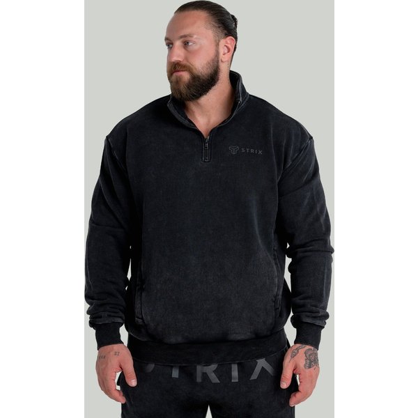 STRIX Pullover in Washed Black M