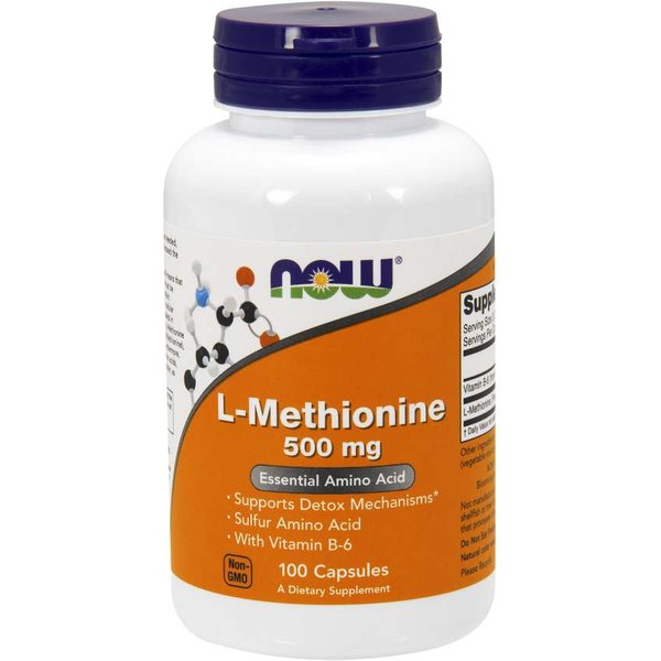 NOW Foods L-Methionin 500 mg 100 Kapseln