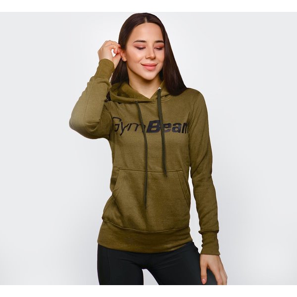 GymBeam Athleten-Hoodie für Frauen in Military Green L