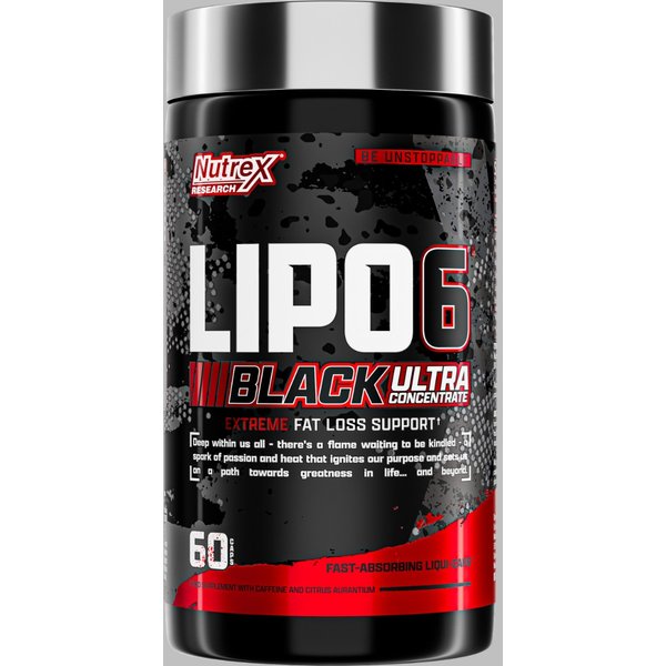 Nutrex Lipo 6 Black Ultra Concentrate 60 Kapseln ohne Geschmack