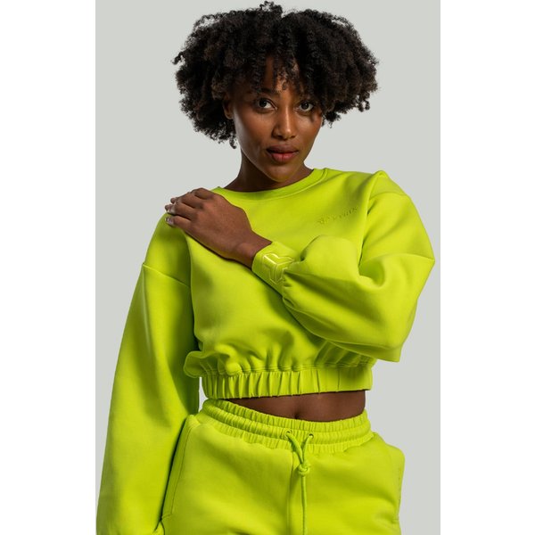 STRIX Lunar Cropped Pullover für Frauen Chartreuse M