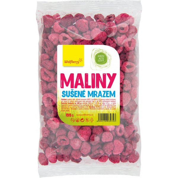 Wolfberry Gefriergetrocknete Himbeeren 100 g