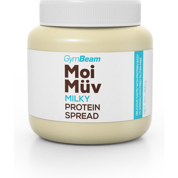 GymBeam MoiMüv Proteinaufstrich 400 g Milky