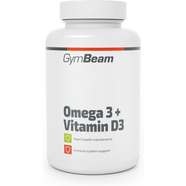 GymBeam Omega 3 + Vitamin D3 90 Kapseln