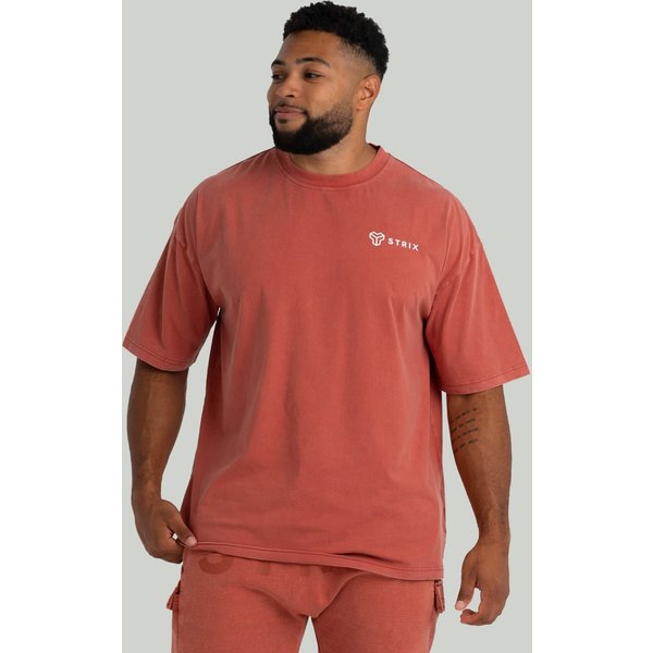 STRIX Oversized T-Shirt in Washed Terra S