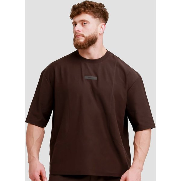 GymBeam Unstoppable Oversized T-Shirt in Brown S