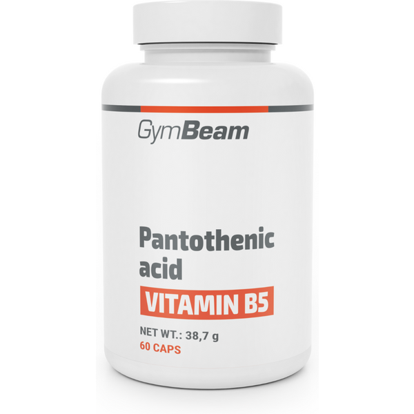 GymBeam Pantothensäure (Vitamin B5) 60 Kapseln