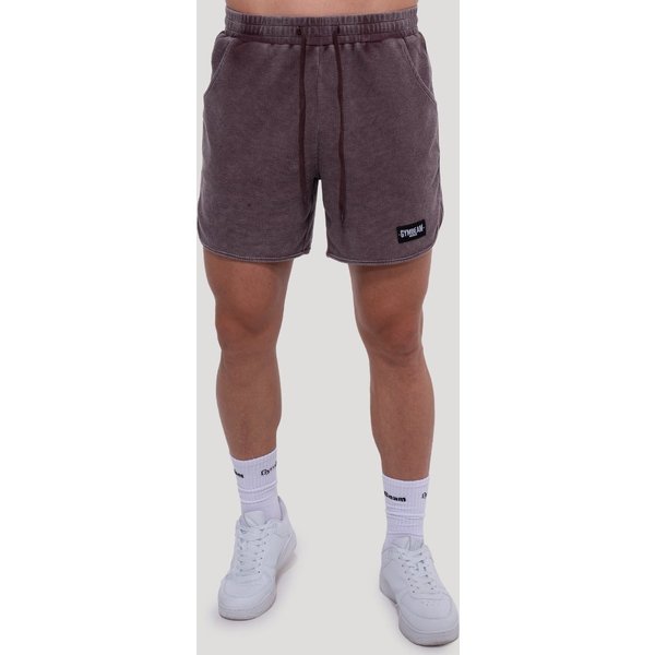 GymBeam Persistence Washed Shorts in Brown L