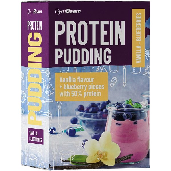 GymBeam Proteinpudding 500 g Vanille Blaubeeren