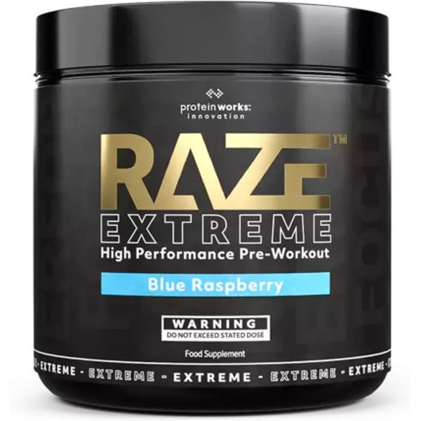 The Protein Works Raze Extreme 360 g blaue Himbeere