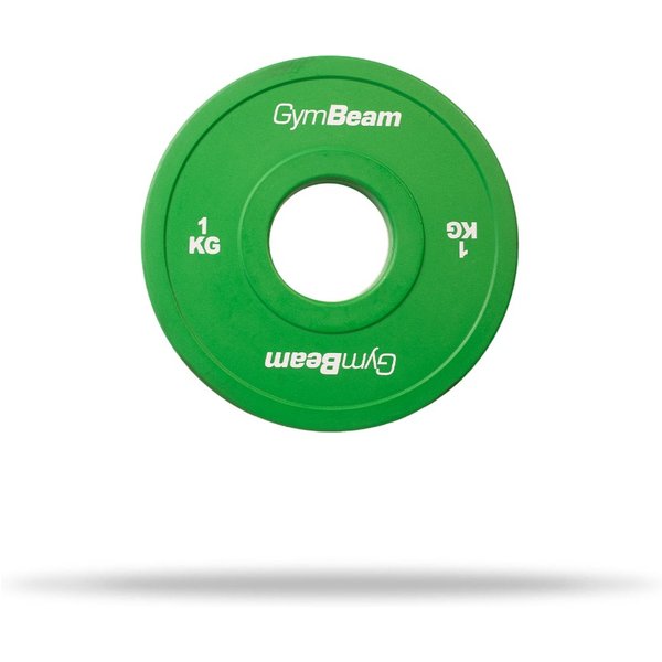 GymBeam Gummi Bruchhantelscheibe 51 mm 1 kg